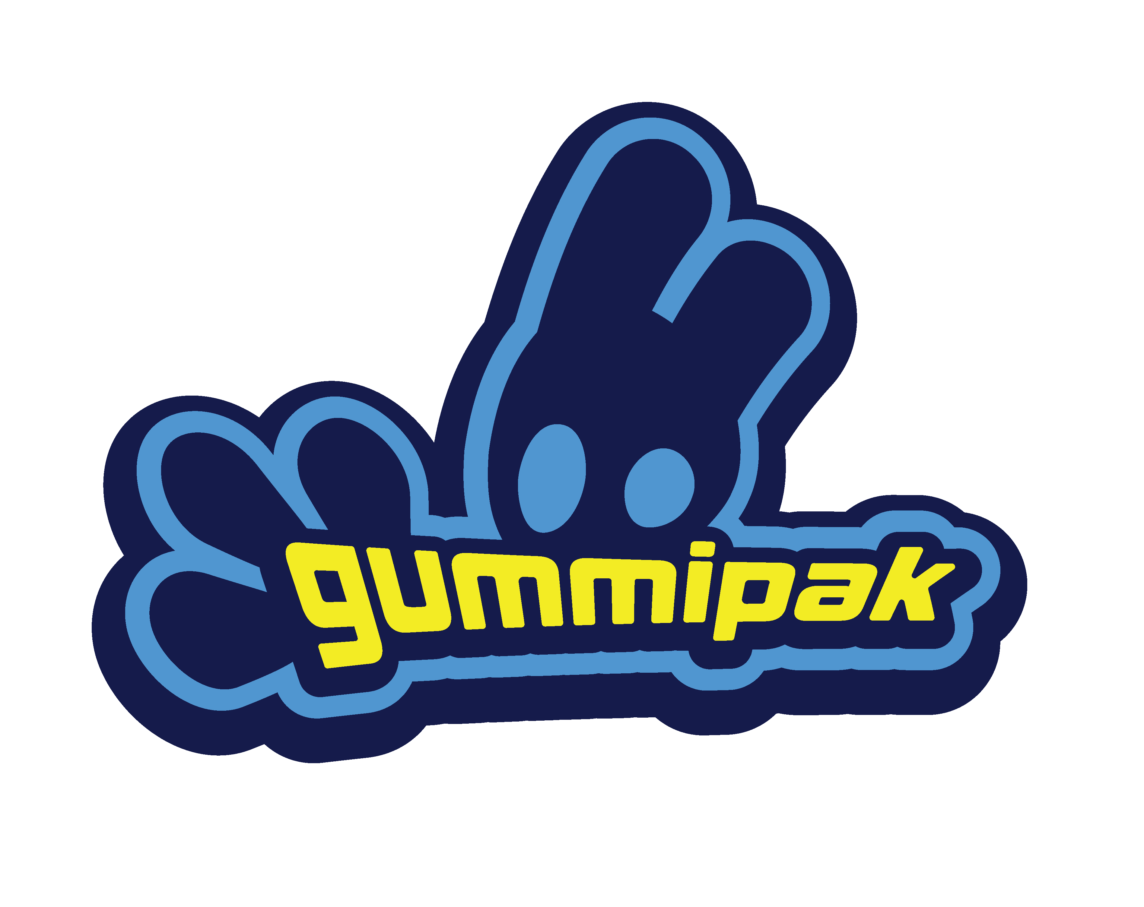 Logo done for my Gummipak toy line idea.
